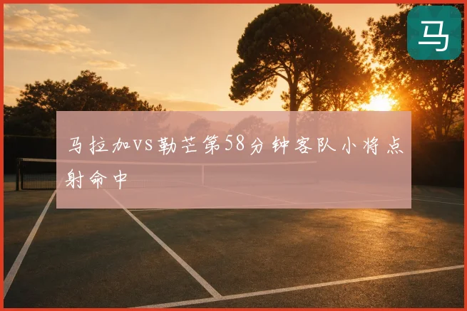 马拉加vs勒芒第58分钟客队小将点射命中